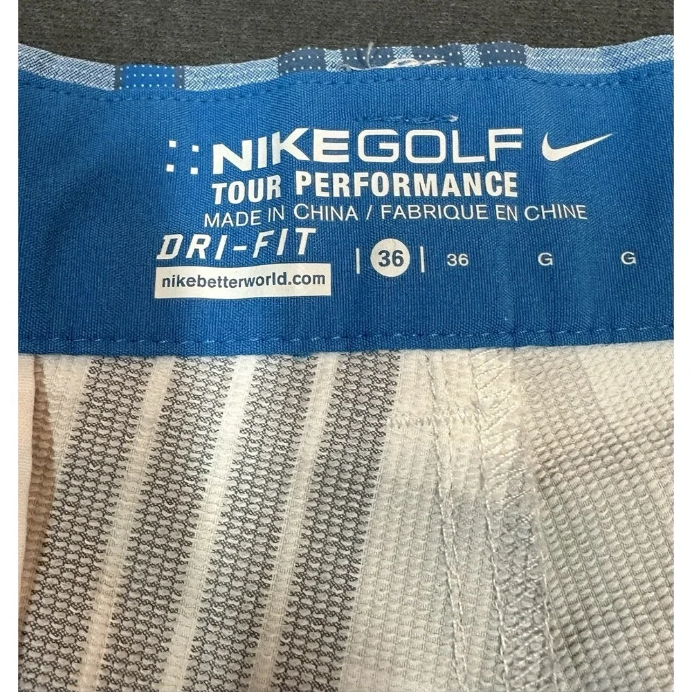 Nike Dri-Fit Golf Chino Shorts Tour Performance Mens Size 36